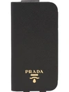 Prada Saffiano Iphone 7/8 Cover In Black