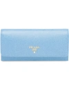 Prada Leather Wallet - Blue