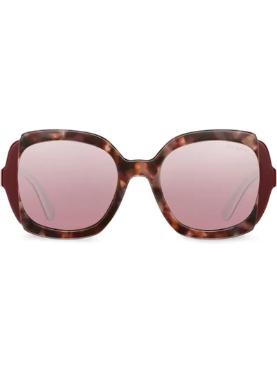 Prada Eyewear Collection Sunglasses In Red