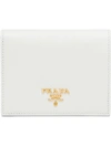 Prada Small Wallet In White