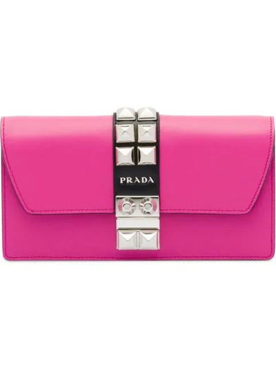 Prada Elektra Studded Mini Bag - Pink