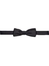Prada Knotted Bow Tie In Black