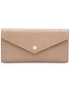 Miu Miu Madras Wallet In Neutrals