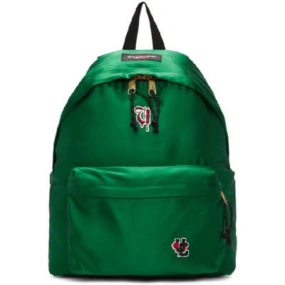 Undercover Green Eastpak Edition Satin Padded Pakr Uc Backpack In Green Satin