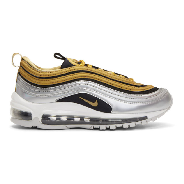 nike air max gold and silver