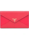 Prada Document Holder In Red