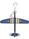 Prada Saffiano Aeroplane Key Trick - Blue