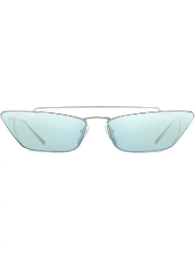 Prada Ultravox Sunglasses In Metallic