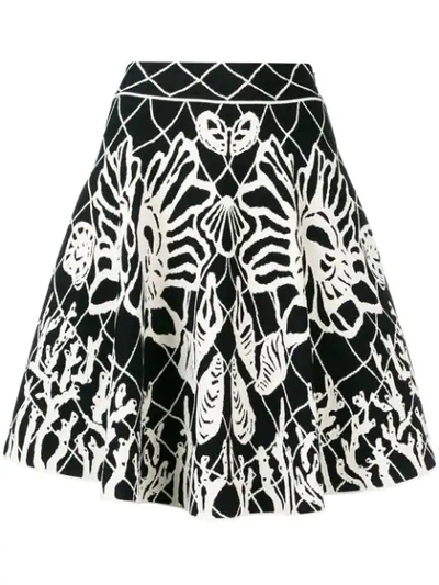 Alexander Mcqueen Spine Shell Mini Dress In White