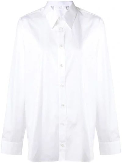 Helmut Lang Longsleeved Shirt In White