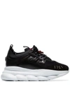 Versace Chain Reaction Sneakers - Black