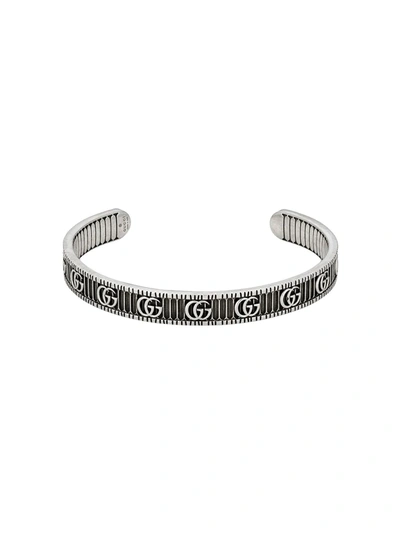 Gucci Bracelet With Double G In Silver In Sterling Silver