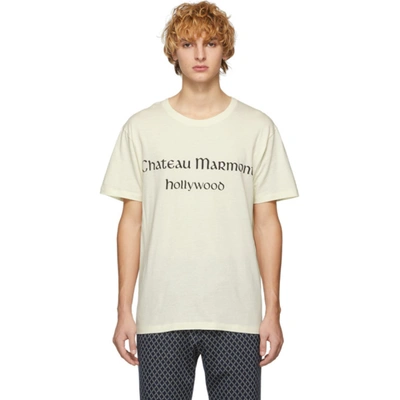 Gucci Chateau Marmont Hollywood Cotton-jersey T-shirt In 7263sunkiss