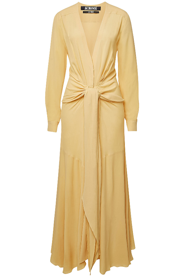 jacquemus yellow dress