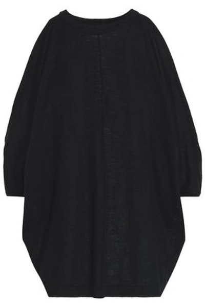 Autumn Cashmere Woman Cold-shoulder Cashmere Jumper Black