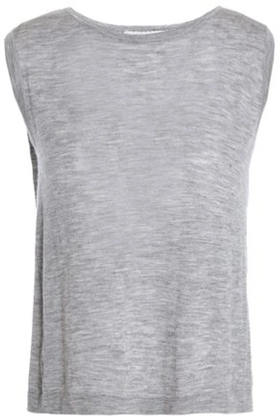 Autumn Cashmere Woman Cashmere Top Grey