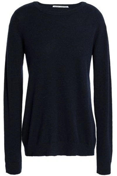 Autumn Cashmere Woman Bow-detailed Cashmere Sweater Navy