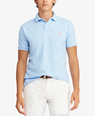 Polo Ralph Lauren Men's Classic-fit Mesh Polo In Baby Blue