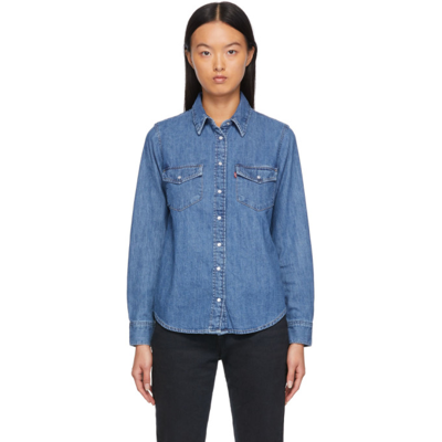 Levi's Essential Western Snap-up Shirt In Going Steady