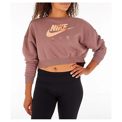 Nike Women's Sportswear Rally Crew Sweatshirt, Purple | ModeSens