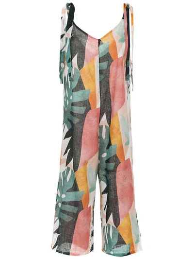 Brigitte Printed Jumpsuit In Multicolour