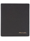 Prada Saffiano Wallet - Black