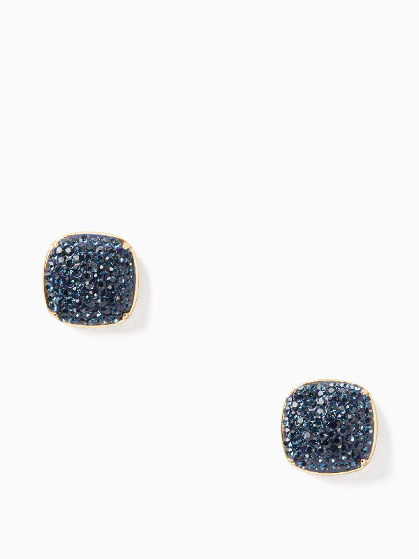kate spade clay pave small square studs
