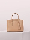 Kate Spade Margaux Large Satchel In Light Fawn