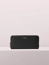 Kate Spade Margaux Slim Continental Wallet In Black