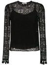 Nk Lace Top - Black