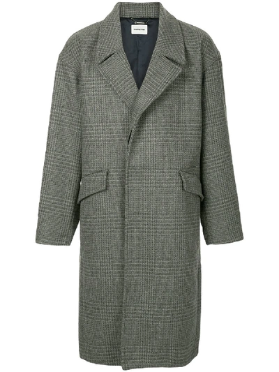 Monkey Time Classic Single-breasted Coat - Grey