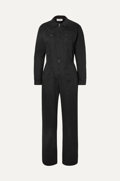 L.f.markey Danny Cotton-blend Jumpsuit In Black