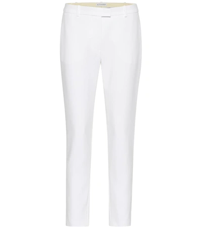 Altuzarra Henri Cady Straight-leg Trousers In Optic White