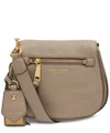 Marc Jacobs Small Recruit Saddle Bag In Grey