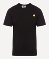 Wood Wood Ace Small Aa Logo Cotton T-shirt In Black