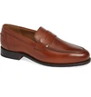 Robert Talbott Hayward Penny Loafer In Cognac Leather