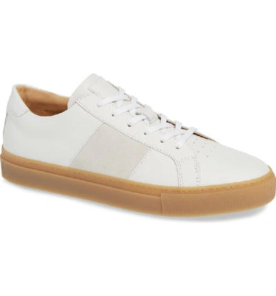 Greats Royale Sneaker In White/ Off White/ Gum Leather