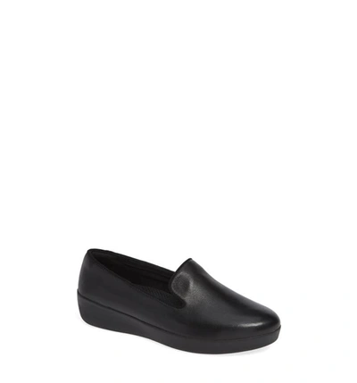 Fitflop Audrey Smoking Slipper In Black