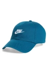 Nike Futura Washed Cap - Blue In Blue Force/ White