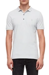 Allsaints Reform Slim Fit Polo In Cloud Blue