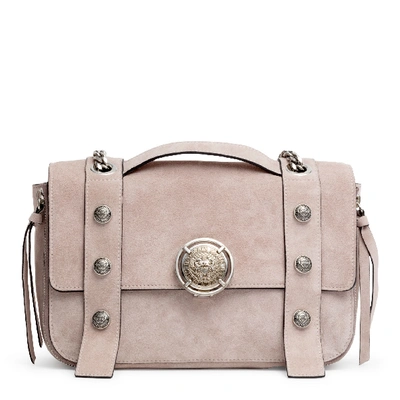 Balmain Beige Suede Shoulder Bag