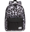 Herschel Supply Co Classic Mid Volume Backpack - Black In Snow Leopard/ Black