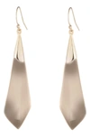 Alexis Bittar Faceted Wire Earrings In Warm Grey