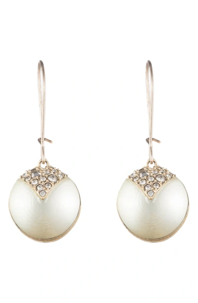 Alexis Bittar Crystal Encrusted Drop Earrings In Silver