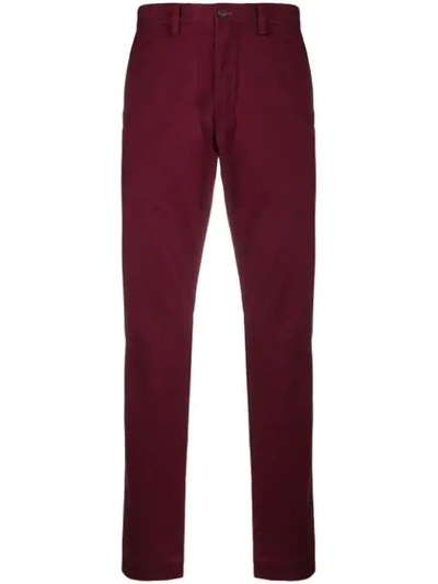 Polo Ralph Lauren Basic Chinos In Red