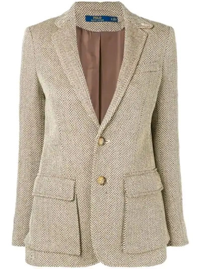 Polo Ralph Lauren Herringbone Jacket - Brown