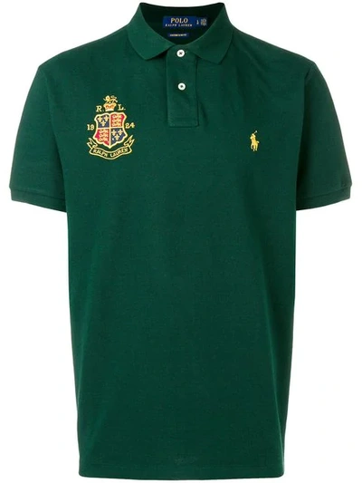 Polo Ralph Lauren Logo Polo Shirt In Green