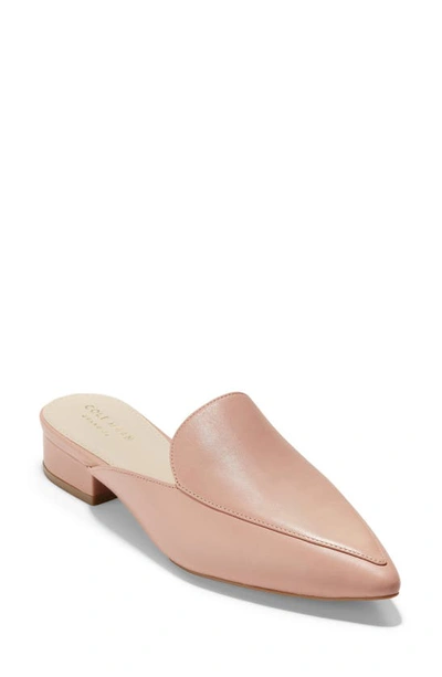 Cole Haan Piper Loafer Mule In Misty Rose Leather