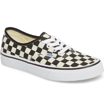 Vans 'authentic' Sneaker In Black/ White Checker