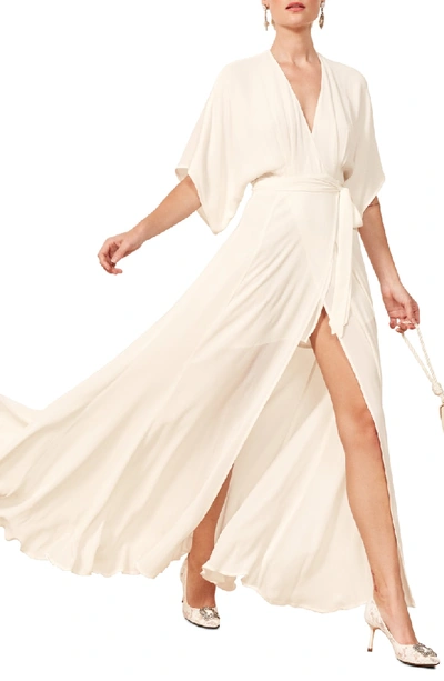 Reformation Winslow Maxi Dress In Ivory
